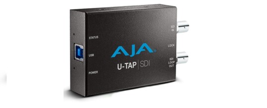 U-TAP SDI AJA VIDEO SYSTEMS, convertitore da SDI a USB 3.0 -Noleggio/Rental Service