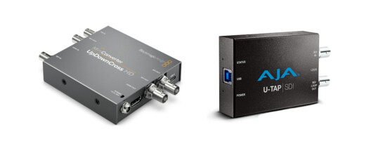 Kit convertitori di segnale video HDMI to SDI, SDI to HDMI e SDI to USB 3.0 – Noleggio/Rental Service