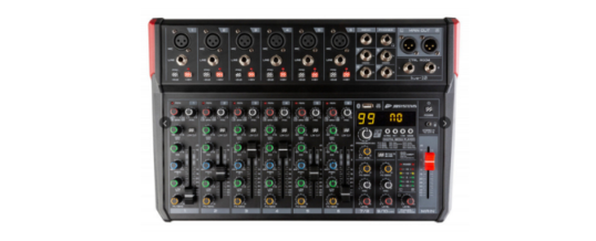 LIVE-10 – Compact 10 channel PA mixer