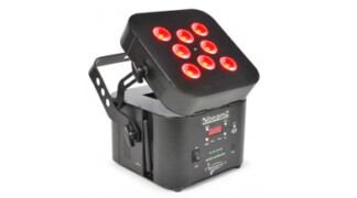 Wi-Par 8x 3W 3-in-1 LEDs Battery 2.4GHz DMX         BOX-HEX4 RGBWA-UV Par Projector 4x12W noleggio/rental