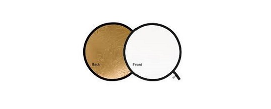 Lastolite Circular Reflector gold/white 54cm – Noleggio/Rental