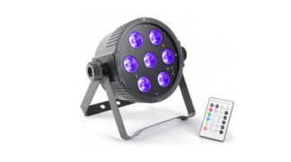 Faro LED Beamz FlatPAR 7x 18W  – Noleggio/Rental – Service