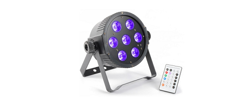 Faro LED Beamz FlatPAR 7x 18W  – Noleggio/Rental – Service