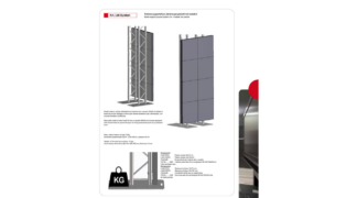 Sistema supporto ledwall da pavimento LW3274PIA