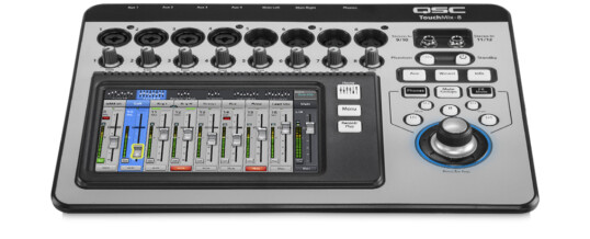 QSC TouchMix-8 12-Channel Compact Digital Mixer Noleggio-Rental