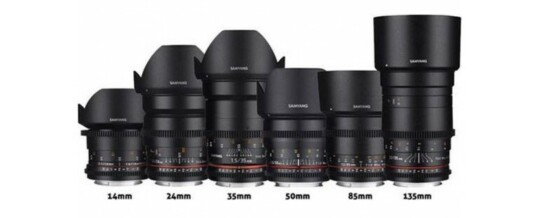 Ottiche Samyang kit Cine-Super Sony E con custodia rigida