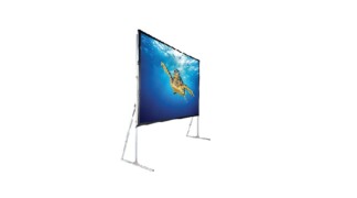 Schermo per videoproiezione Screenline Mekano, fast fold, 250×156 cm – Noleggio/Rental Noleggio/Rental